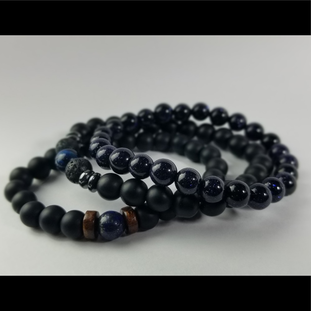 Black beads